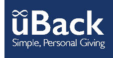 uBack is a simple, personal giving tool for your mobile phone