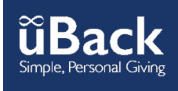 uBack is a simple, personal giving tool for your mobile phone
